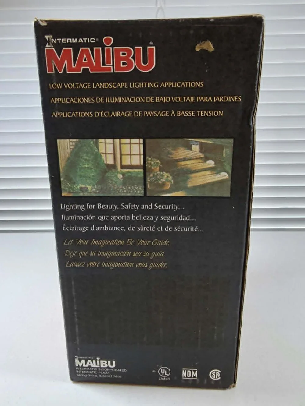 MALIBU INTERMATIC LOW VOLTAGE LANDSCAPE LIGHT LT13 BLACK METAL NO BULB NEW